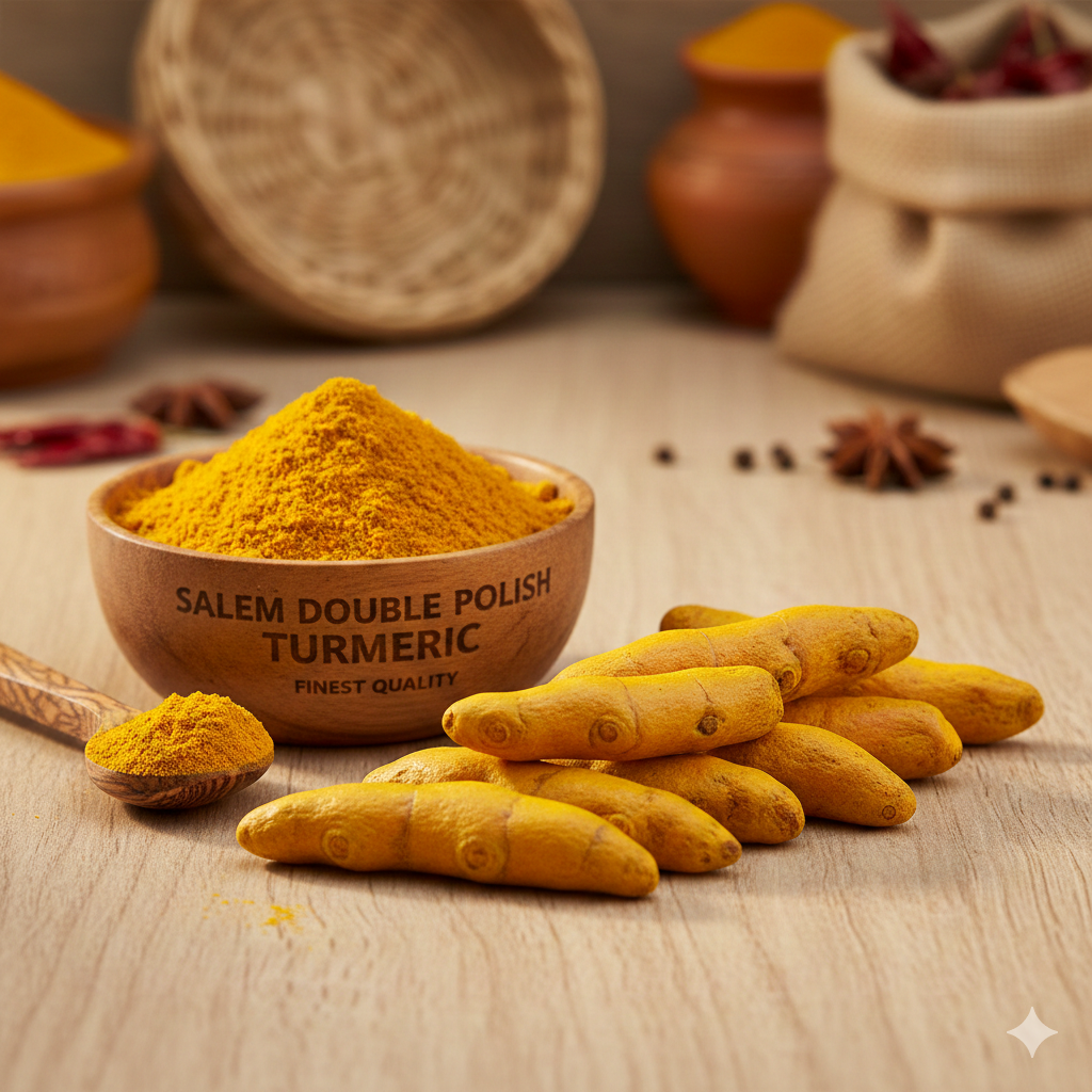 Salem Double Polish Turmeric Finger and Powder